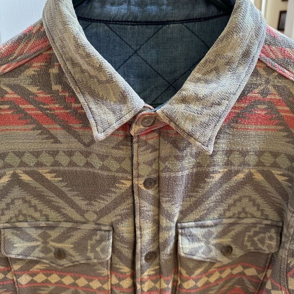 Faherty Men’s Bondi Reversible Jacket Doug Good Feather Size Large - Picture 3 of 13